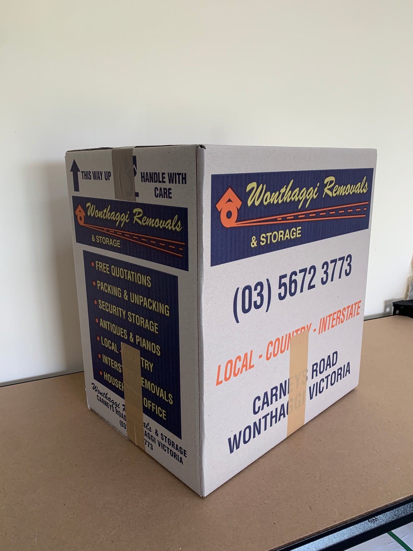 NEW Book Box 406 x 298 x 431mm (52 Litre Heavy Duty)