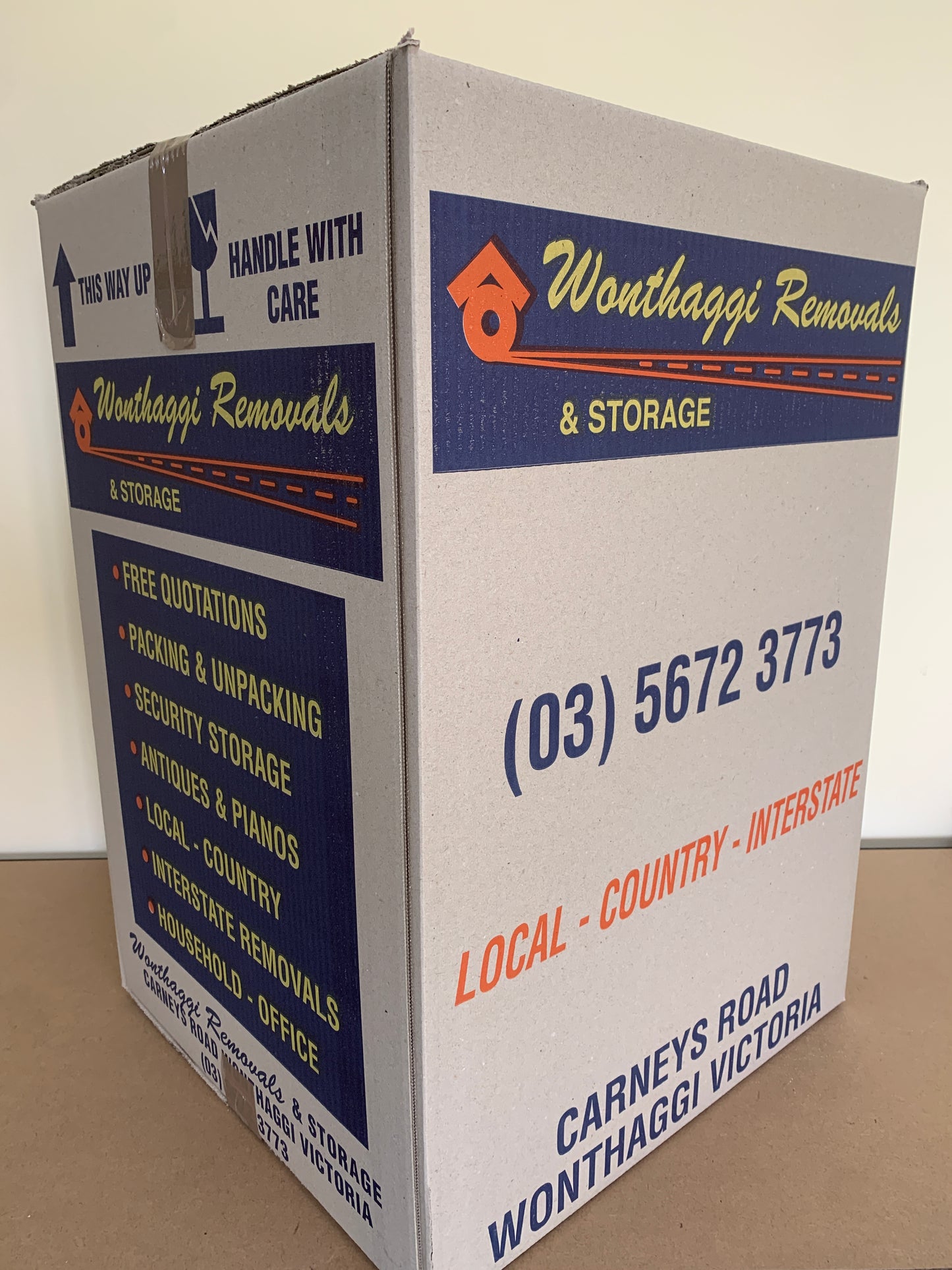 PRE USED - Standard Box (Tea Chest size) 431 x 406 x 596mm