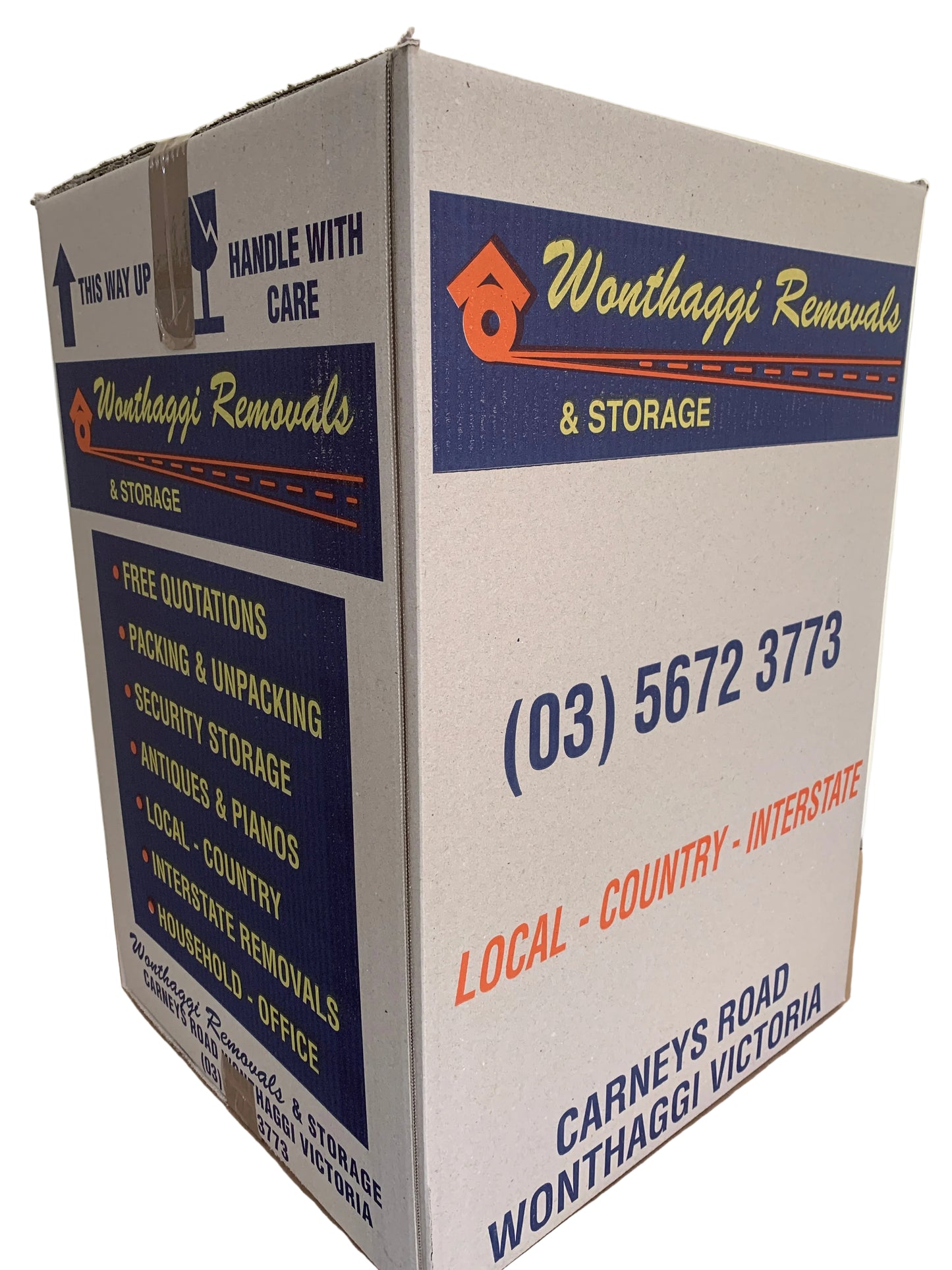 PRE USED - Standard Box (Tea Chest size) 431 x 406 x 596mm