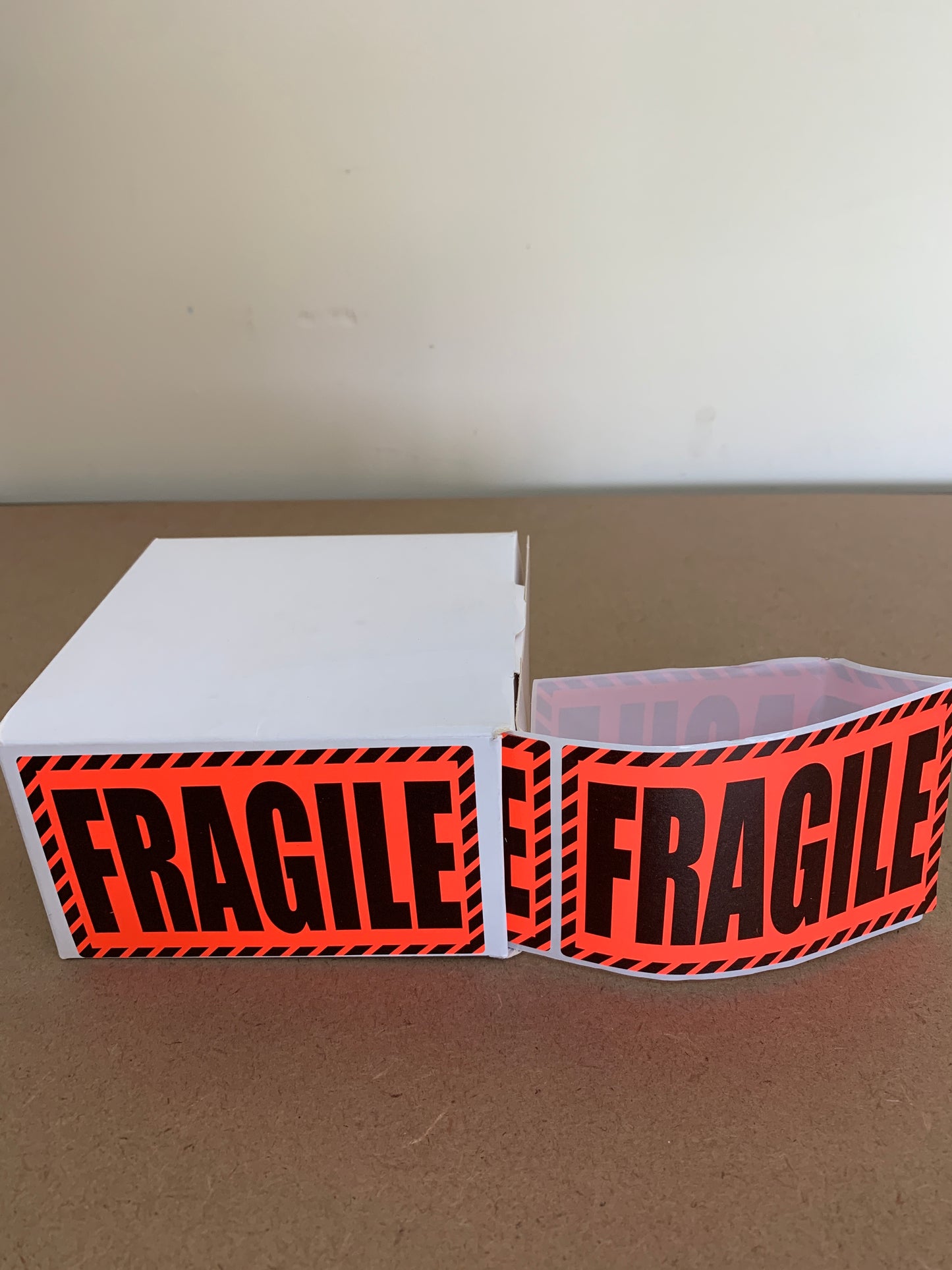 Fragile stickers 120mm x 80mm