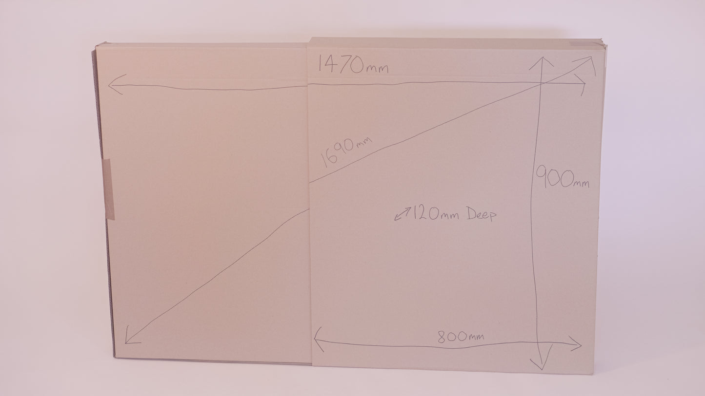 Adjustable Picture/TV Box 800-1470 x 900 x 120mm