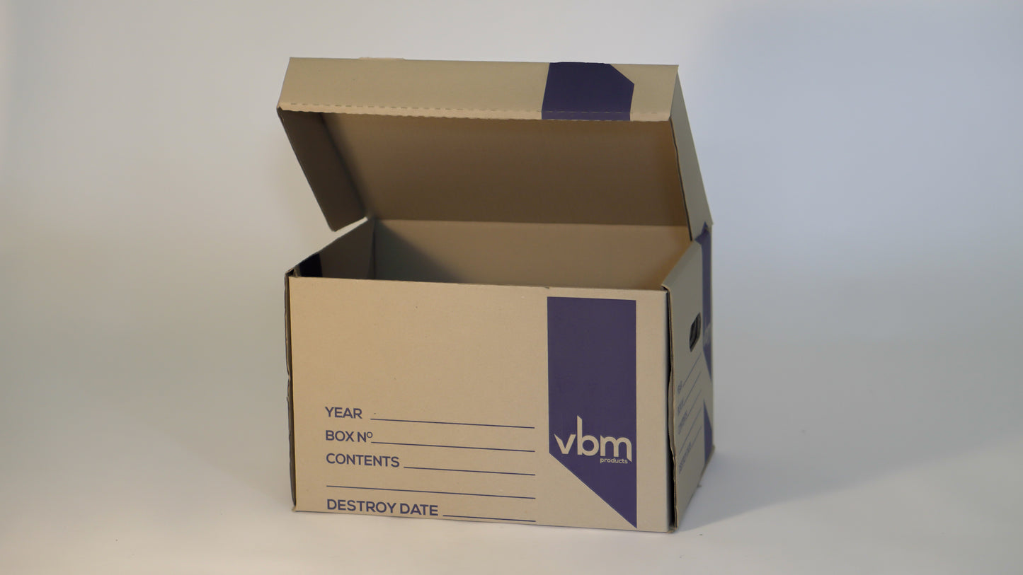 Archive Box - 390 x 306 x 260mm - 31 Litre heavy duty