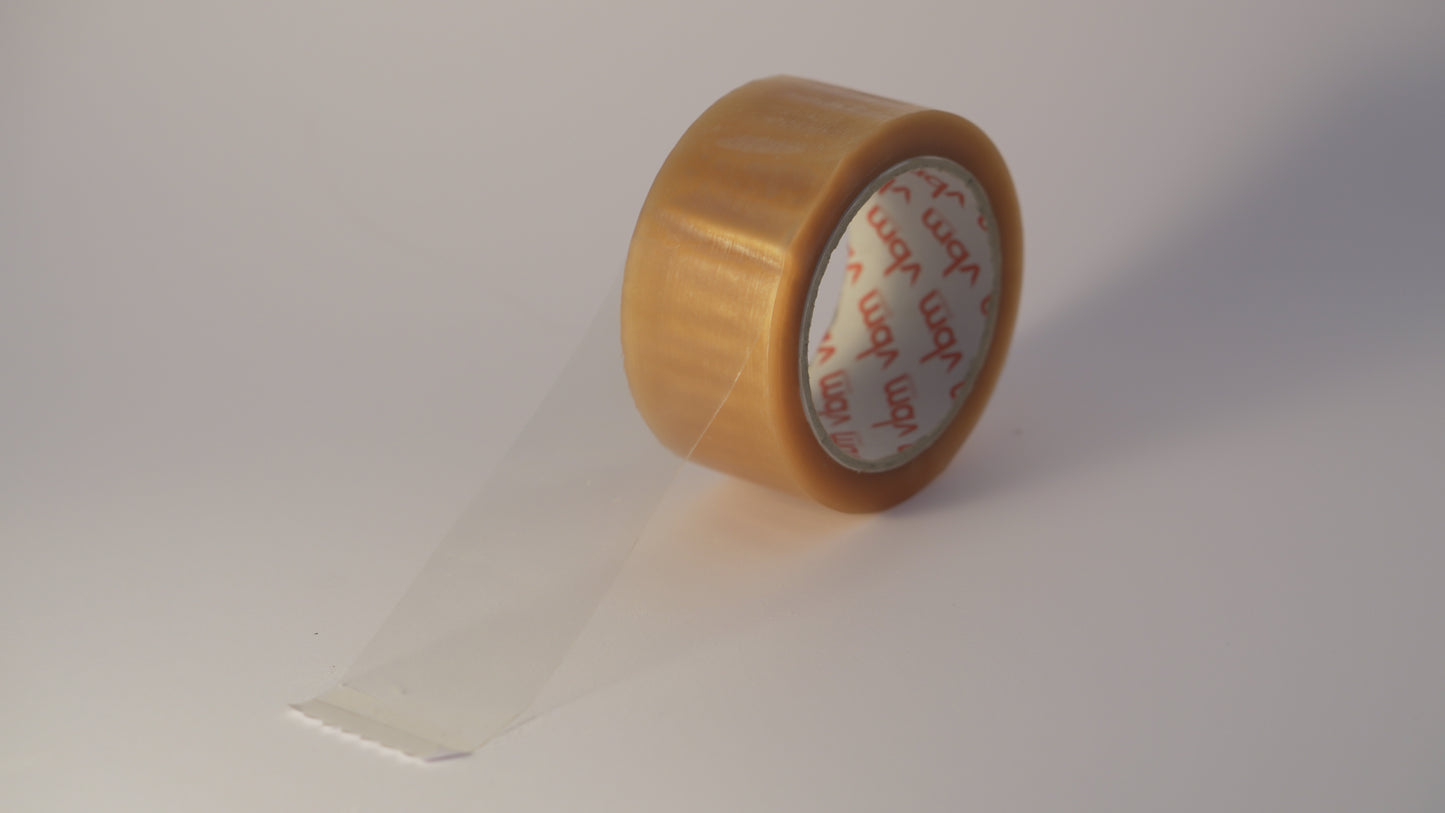 Natural Rubber Clear Tape - 48mm x 75M