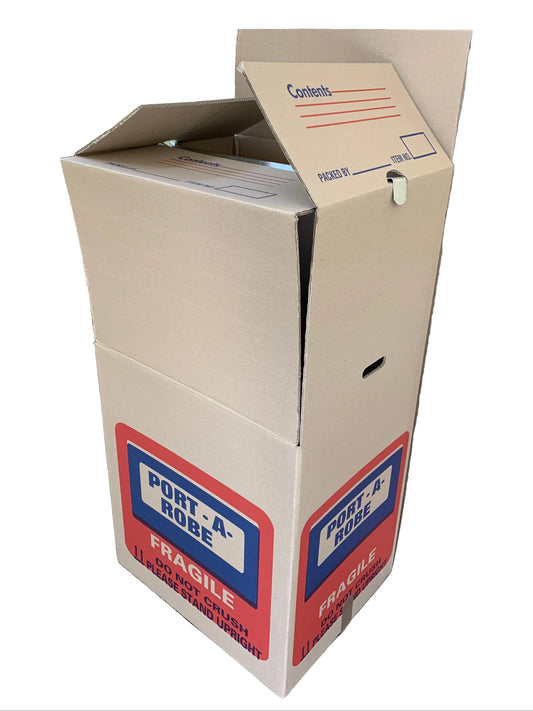 NEW Port a robe box & Rail - 595mm x 476mm x 1080mm 305 Litre Heavy Duty