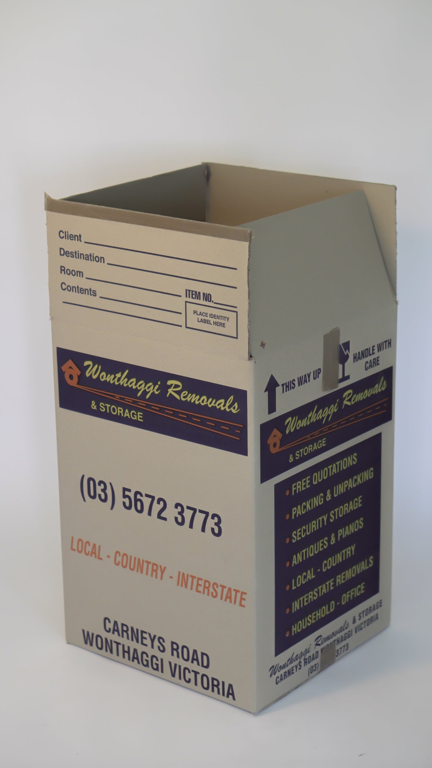 PRE USED - Standard Box (Tea Chest size) 431 x 406 x 596mm