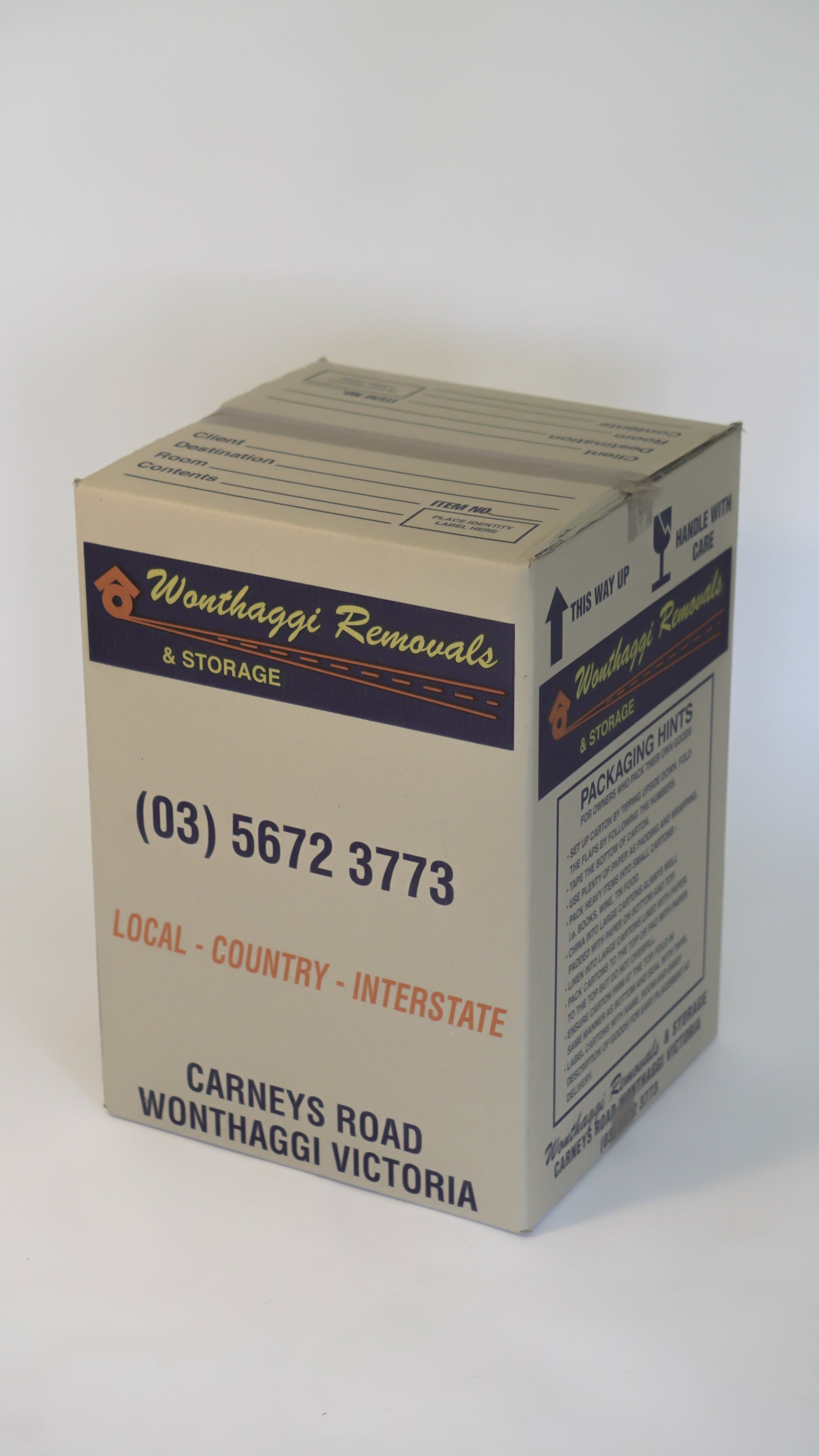 PRE USED - Standard Box (Tea Chest size) 431 x 406 x 596mm